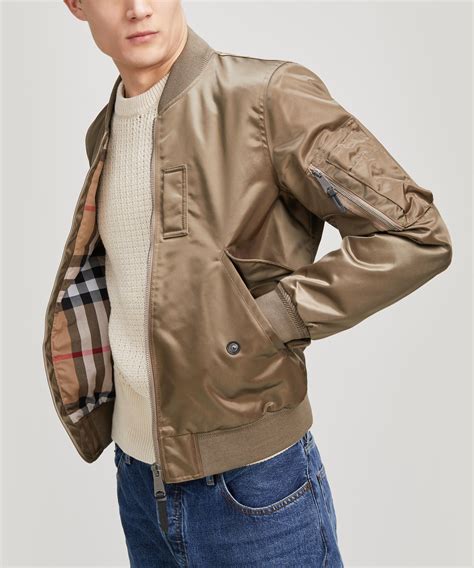 burberry bomber jacket men's.